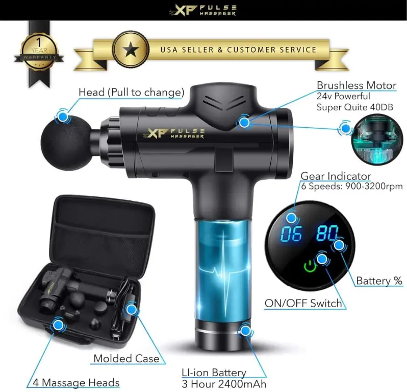 PulseHero Massage Gun™ 3